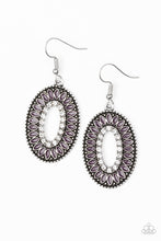 Load image into Gallery viewer, Paparazzi ~ Fishing For Fabulous ~ Purple Earrings