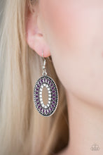 Load image into Gallery viewer, Paparazzi ~ Fishing For Fabulous ~ Purple Earrings