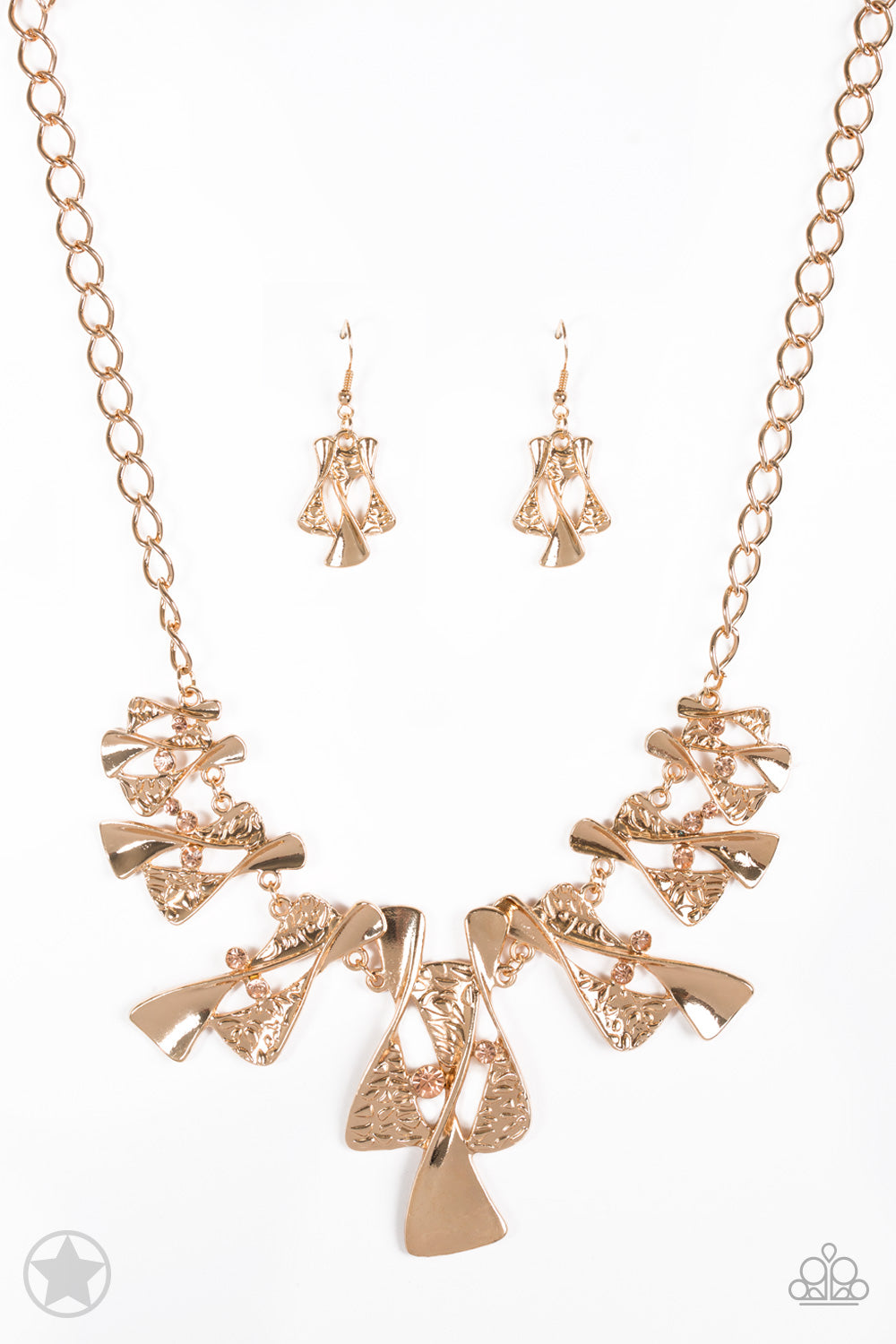 Paparazzi - The Sands of Time - Gold Necklace - Klassy Jewelz Boutique