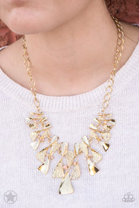 Paparazzi - The Sands of Time - Gold Necklace - Klassy Jewelz Boutique