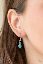 Load image into Gallery viewer, Paparazzi ~ Peaceful Prairies ~ Blue Turquoise Pendant Necklace Set