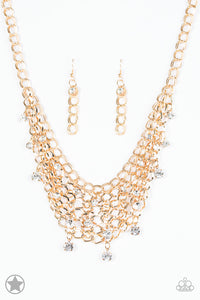 Paparazzi - Fishing for Compliments- Gold Necklace - Klassy Jewelz Boutique