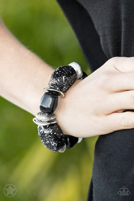 Paparazzi - Glaze of Glory - Black Bracelet - Klassy Jewelz Boutique