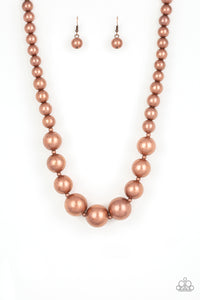 Paparazzi - Living Up To Reputation - Copper Necklace - Klassy Jewelz Boutique