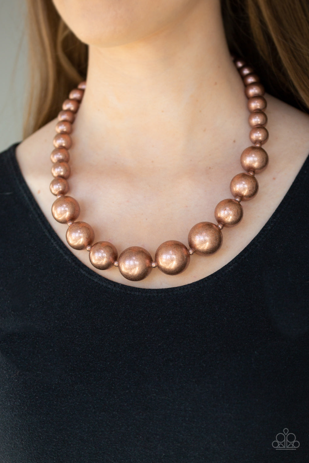 Paparazzi - Living Up To Reputation - Copper Necklace - Klassy Jewelz Boutique