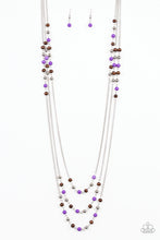 Load image into Gallery viewer, Paparazzi ~ Seasonal Sensation ~ Purple Necklace Set