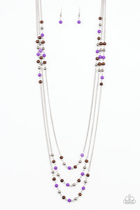 Paparazzi ~ Seasonal Sensation ~ Purple Necklace Set