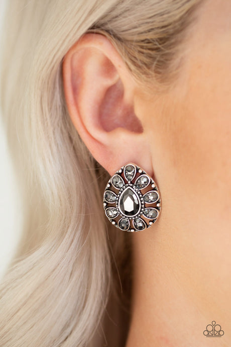 Paparazzi ~ Treasure Retreat ~ Silver  Post Earrings