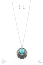 Load image into Gallery viewer, Paparazzi ~ Medallion Meadow ~ Blue Turquoise Necklace Set (Fashion Fix Exclusive)