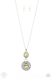 Paparazzi ~ Hook, VINE, and Sinker ~ Yellow Necklace Set (Fashion Fix Exclusive)