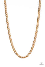 Load image into Gallery viewer, Paparazzi ~ Undefeated ~ Men&#39;s Gold Urban Necklace