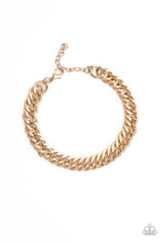 Load image into Gallery viewer, Paparazzi ~ On The Ropes ~ Men&#39;s Gold Urban Bracelet