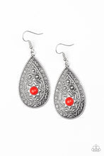 Load image into Gallery viewer, Paparazzi - Summer Sol - Red Earrings - Klassy Jewelz Boutique