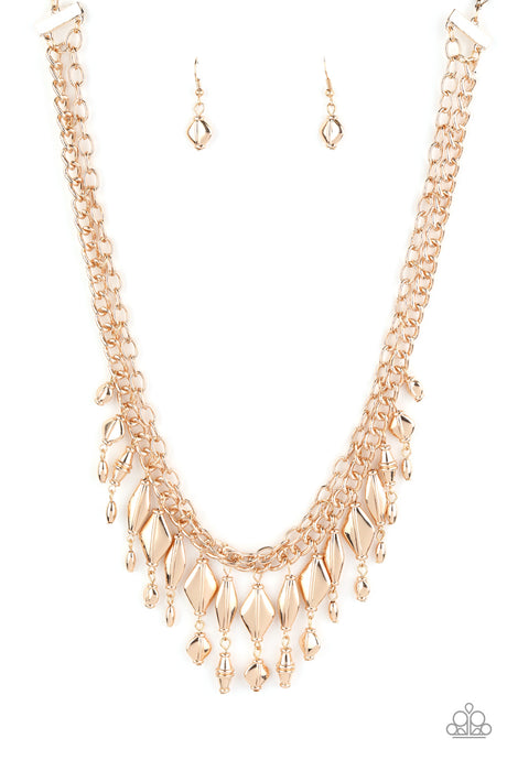 Paparazzi ~ Trinket Trade ~ Gold Necklace Set