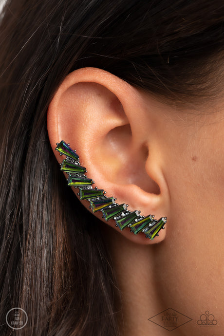 Paparazzi ~ I Think ICE Can ~ Multi Post Crawler Earrings