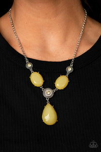 Paparazzi ~ Heirloom Hideaway ~ Yellow Necklace Set