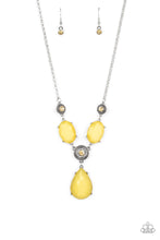 Load image into Gallery viewer, Paparazzi ~ Heirloom Hideaway ~ Yellow Necklace Set