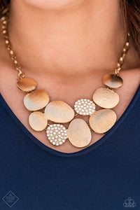 Paparazzi ~ A Hard LUXE Story ~ Gold Necklace Set (Fashion Fix Exclusive)