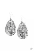 Load image into Gallery viewer, Paparazzi ~ Rural Ripples ~ Silver Earrings