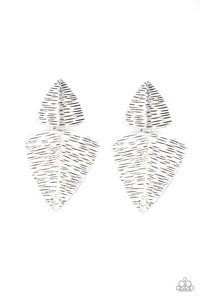 Paparazzi ~ PRIMAL Factors ~ Silver Post Earrings