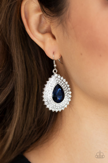 Paparazzi ~ Exquisitely Explosive ~ Blue Earrings
