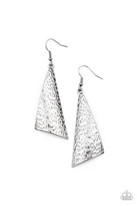 Paparazzi ~ Ready The Troops ~ Black Earrings