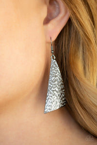 Paparazzi ~ Ready The Troops ~ Black Earrings