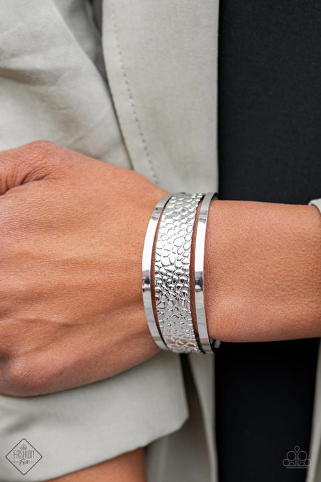 Paparazzi ~ Jungle Jingle ~ Silver Bracelet (Fashion Fix Exclusive)