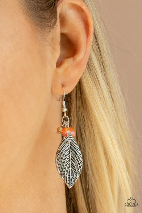 Paparazzi ~ LEAF It To Fate ~ Orange Earrings