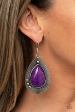 Load image into Gallery viewer, Paparazzi ~ Western Fantasy ~ Purple Earrings