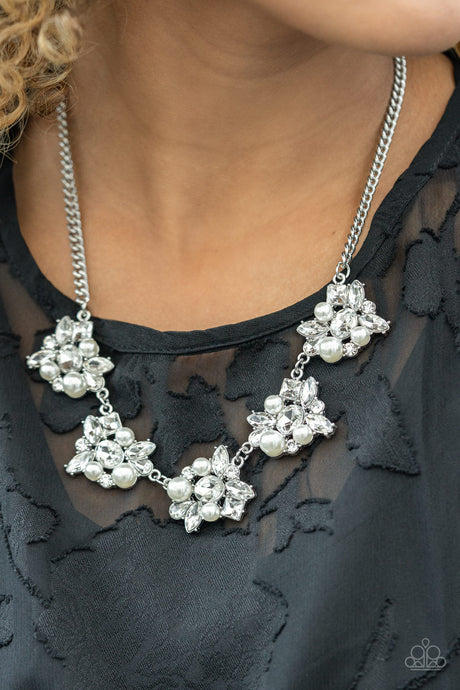 Paparazzi ~ HEIRESS of Them All ~ White Necklace Set