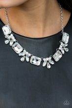 Load image into Gallery viewer, Paparazzi ~ Long Live Sparkle ~ White Necklace Set