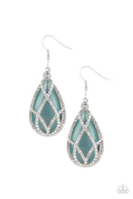 Load image into Gallery viewer, Paparazzi ~ Crawling With Couture ~ Blue Earrings