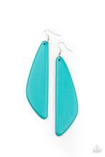 Load image into Gallery viewer, Paparazzi ~ Scuba Dream ~ Blue Wooden Earrings