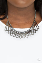 Load image into Gallery viewer, Paparazzi ~ Metro Mirage ~ Black Necklace Set