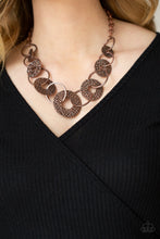Load image into Gallery viewer, Paparazzi ~ Industrial Envy ~ Copper Necklace Set