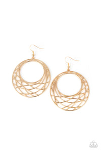 Paparazzi ~ Urban Lineup ~ Gold Earrings