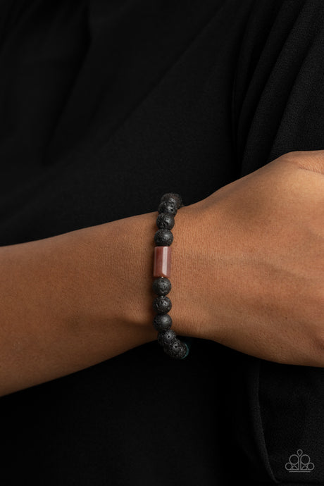 Paparazzi ~ Earthy Energy ~ Green Urban Bracelet