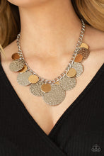 Load image into Gallery viewer, Paparazzi ~ Industrial Grade Glamour ~ Silver Necklace Set