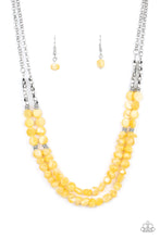 Load image into Gallery viewer, Paparazzi ~ Staycation Status ~ Yellow Necklace Set