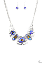 Load image into Gallery viewer, Paparazzi ~ Futuristic Fashionista ~ Blue Necklace Set