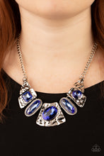 Load image into Gallery viewer, Paparazzi ~ Futuristic Fashionista ~ Blue Necklace Set