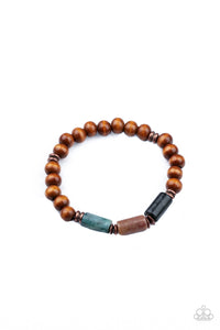 Paparazzi ~ ZEN Most Wanted ~ Men's Copper Urban Bracelet