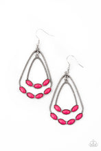 Load image into Gallery viewer, Paparazzi ~ Summer Staycation ~ Pink Earrings