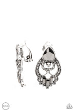 Load image into Gallery viewer, Paparazzi ~ Glamour Gauntlet ~ Silver Clip-On Earrings - Klassy Jewelz Boutique