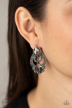 Load image into Gallery viewer, Paparazzi ~ Glamour Gauntlet ~ Silver Clip-On Earrings - Klassy Jewelz Boutique