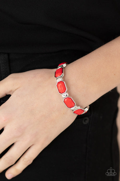 Paparazzi ~ Fashion Fable ~ Red Bracelet