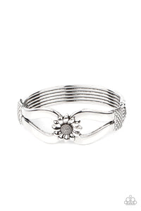 Paparazzi ~ Let A Hundred SUNFLOWERS Bloom ~ Silver Bracelet