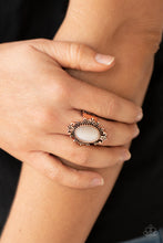 Load image into Gallery viewer, Paparazzi ~ Can You SEER What I SEER ~ Copper Ring with Stretchy Band