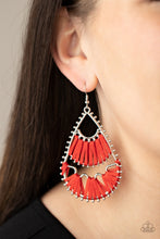 Load image into Gallery viewer, Paparazzi ~ Samba Scene ~ Red Earrings